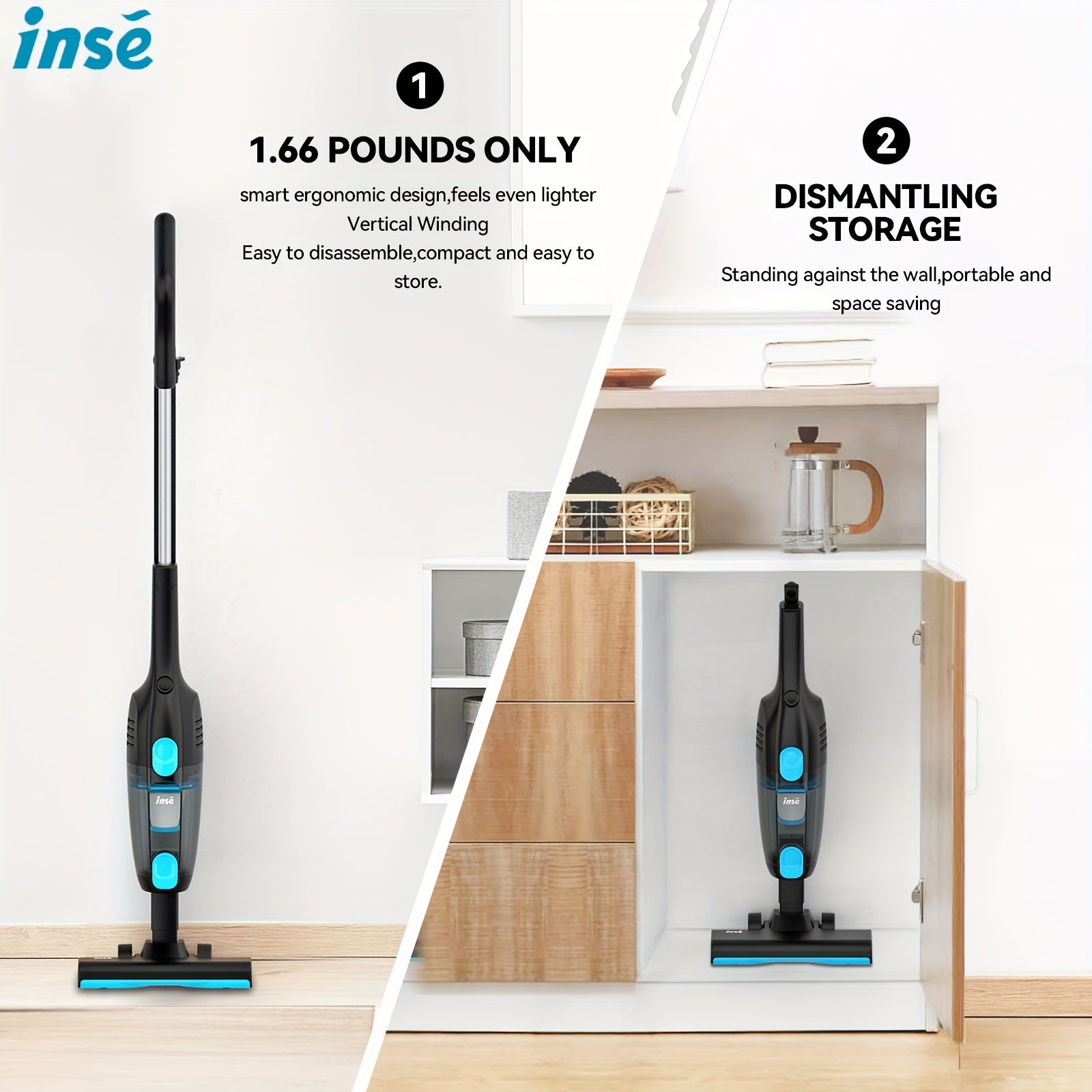 INSE R6 Corded Vacuum Cleaner