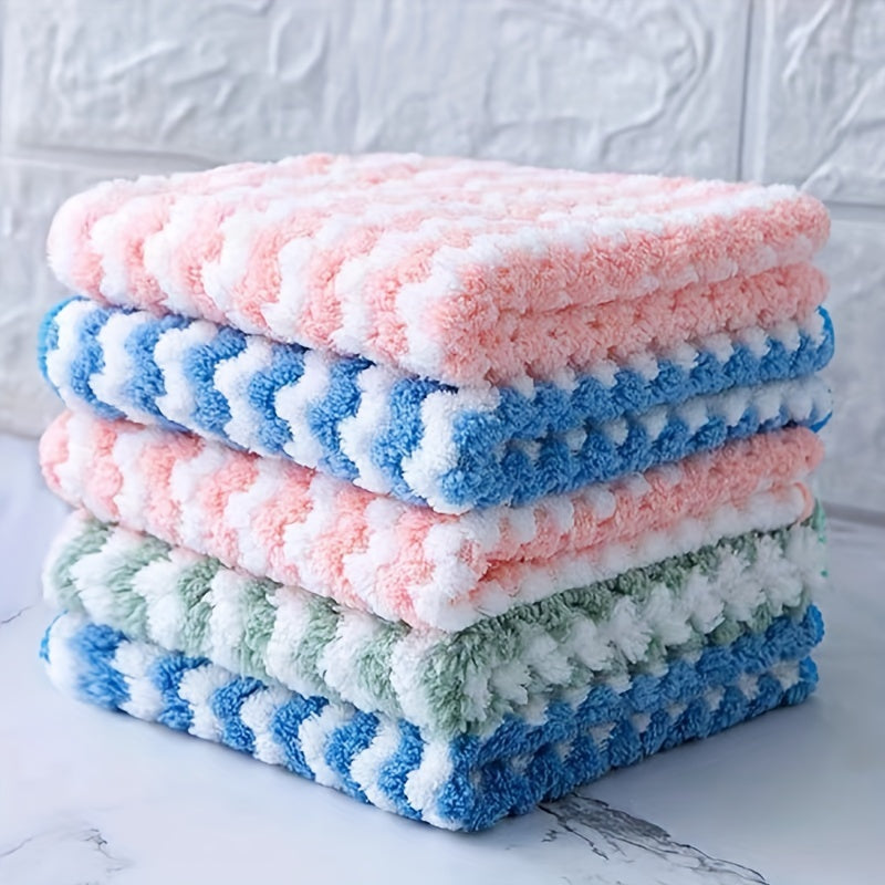 5-Pack Ultra-Soft Microfiber Dish Cloths