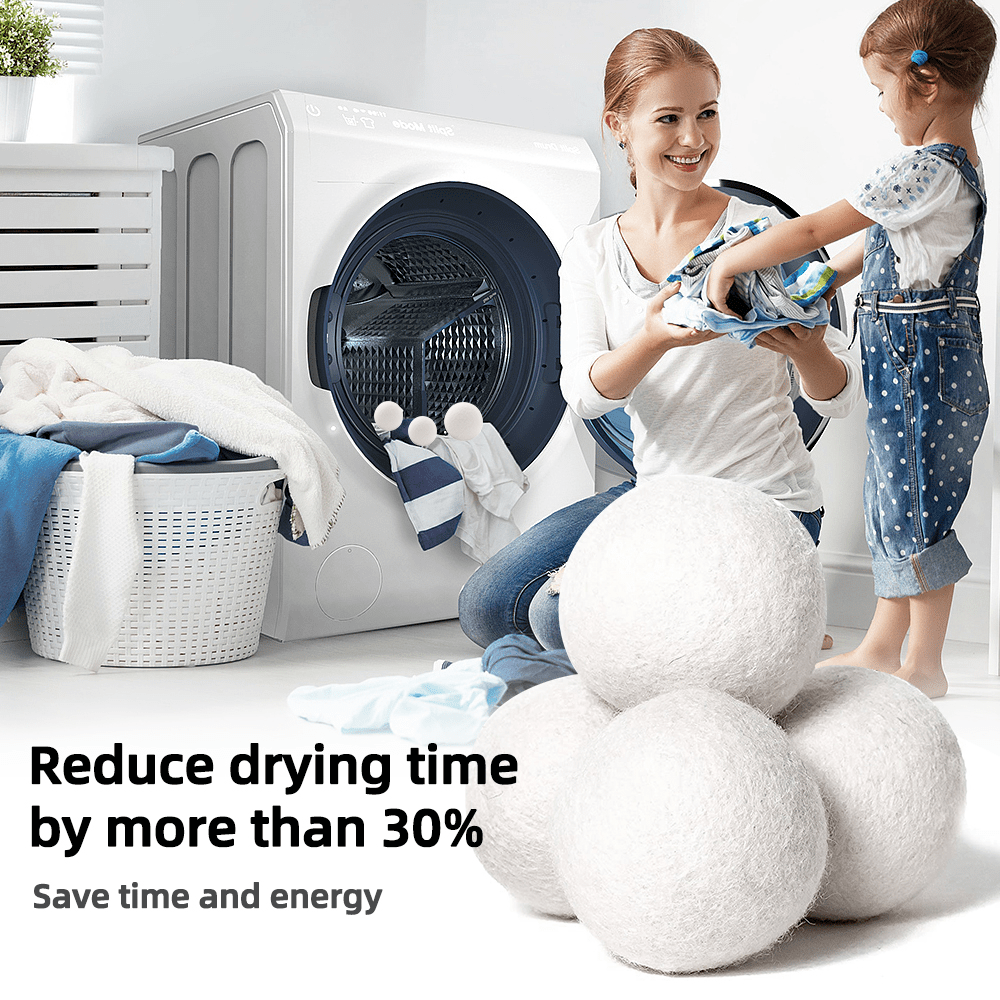 6pcs, Reusable Soft 5cm/1.96 Inch Laundry Ball