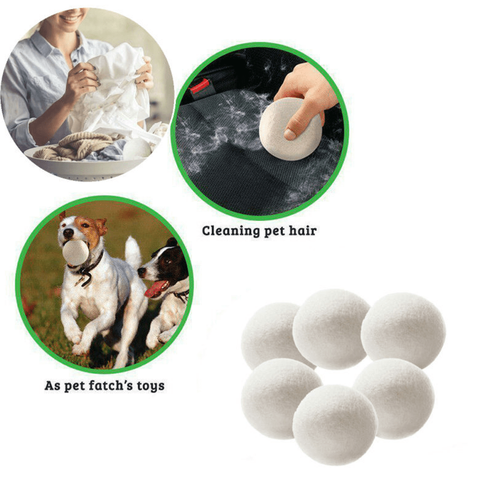 6pcs, Reusable Soft 5cm/1.96 Inch Laundry Ball