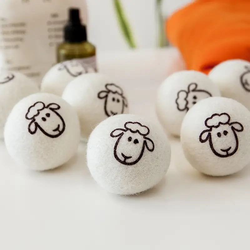 6pcs, Reusable Soft 5cm/1.96 Inch Laundry Ball
