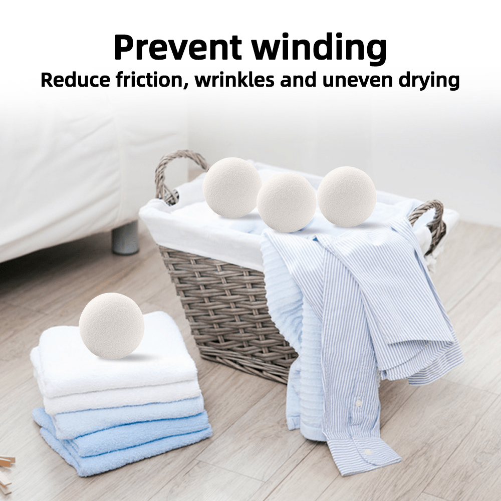 6pcs, Reusable Soft 5cm/1.96 Inch Laundry Ball