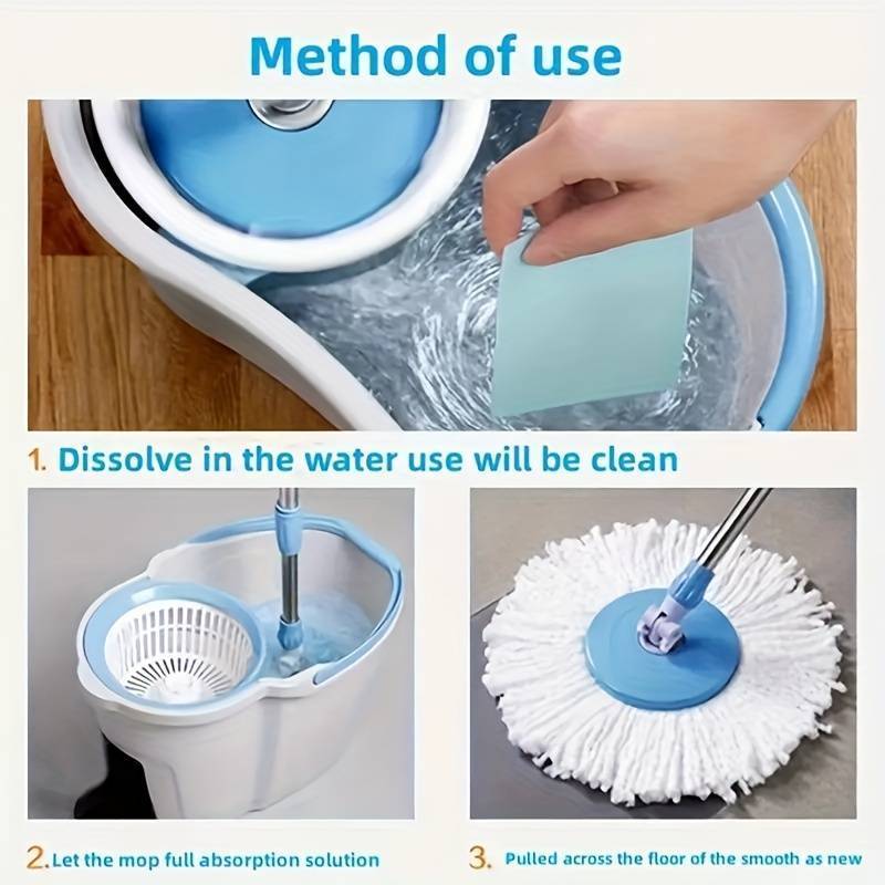 30/120/300pcs Strong Decontamination Floor Cleaning Sheets