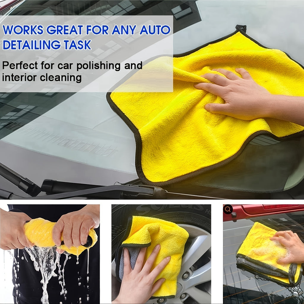 Extra Soft Microfiber Car Cleaning Towels - 3/5/10 Piece