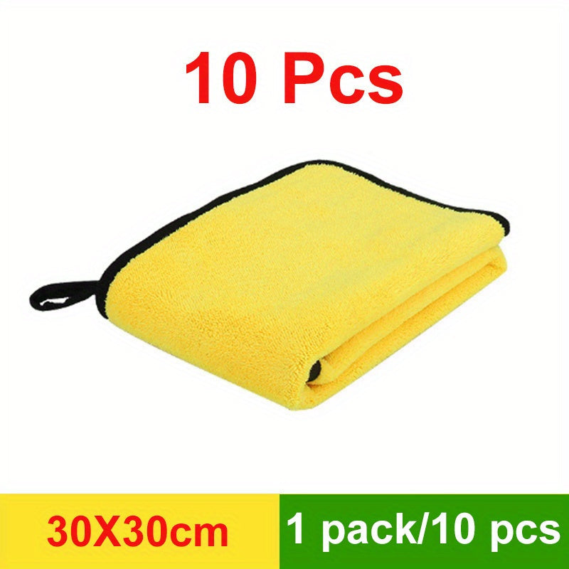 Extra Soft Microfiber Car Cleaning Towels - 3/5/10 Piece