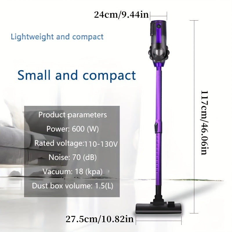600W Powerful Handheld Vacuum Cleaner