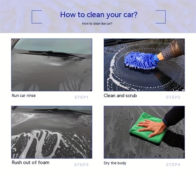 Thickened Chenille Car Wash Gloves