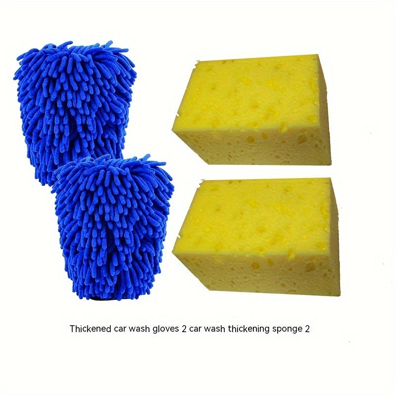 Thickened Chenille Car Wash Gloves