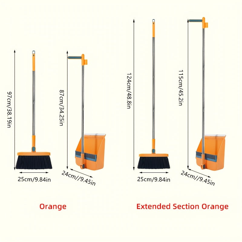 1set, Household Broom And Dustpan Set