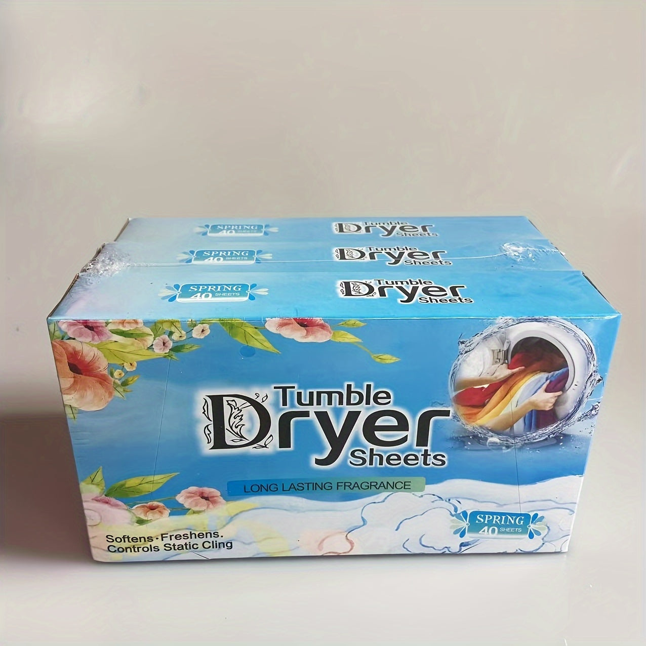 3box (Total 120sheets), Fabric Softener Dryer Sheets