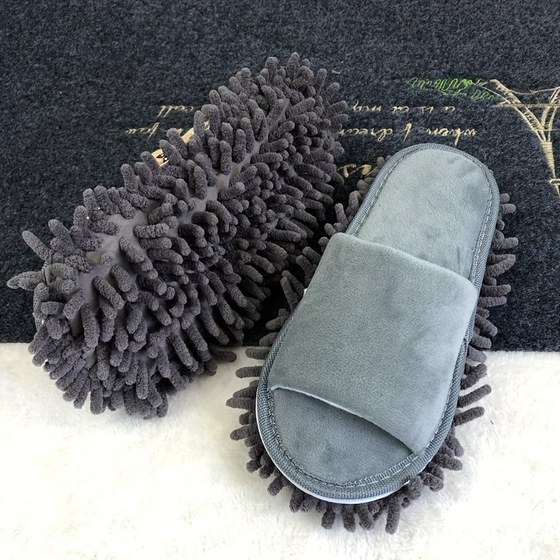 1 Pair of Detachable Floor Cleaning Slippers