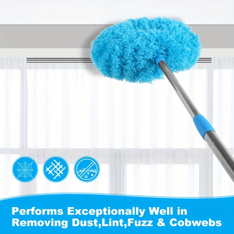 Washable Ceiling Fan Cleaner, Microfiber Duster with Telescoping Extension Pole