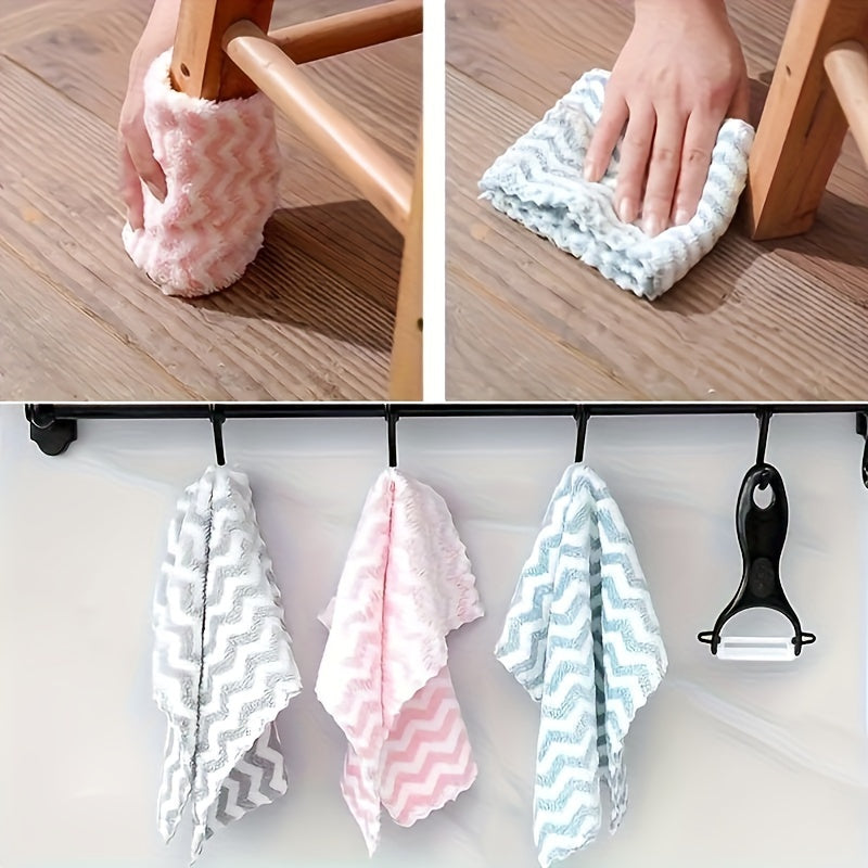 5-Pack Ultra-Soft Microfiber Dish Cloths