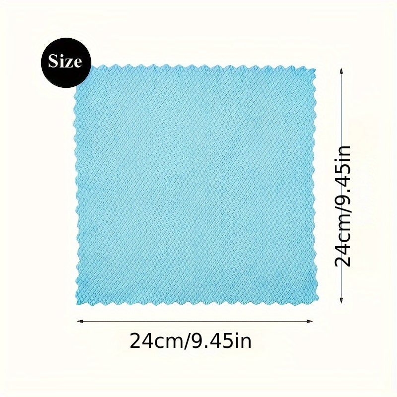 1/2/3/4/5pcs, Fish Scale Glass Wiping Cloth