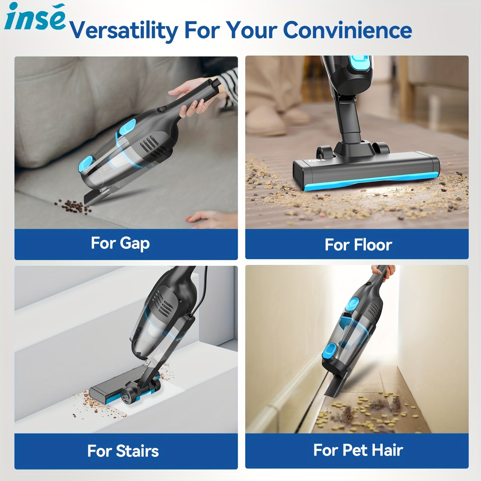 INSE R6 Corded Vacuum Cleaner