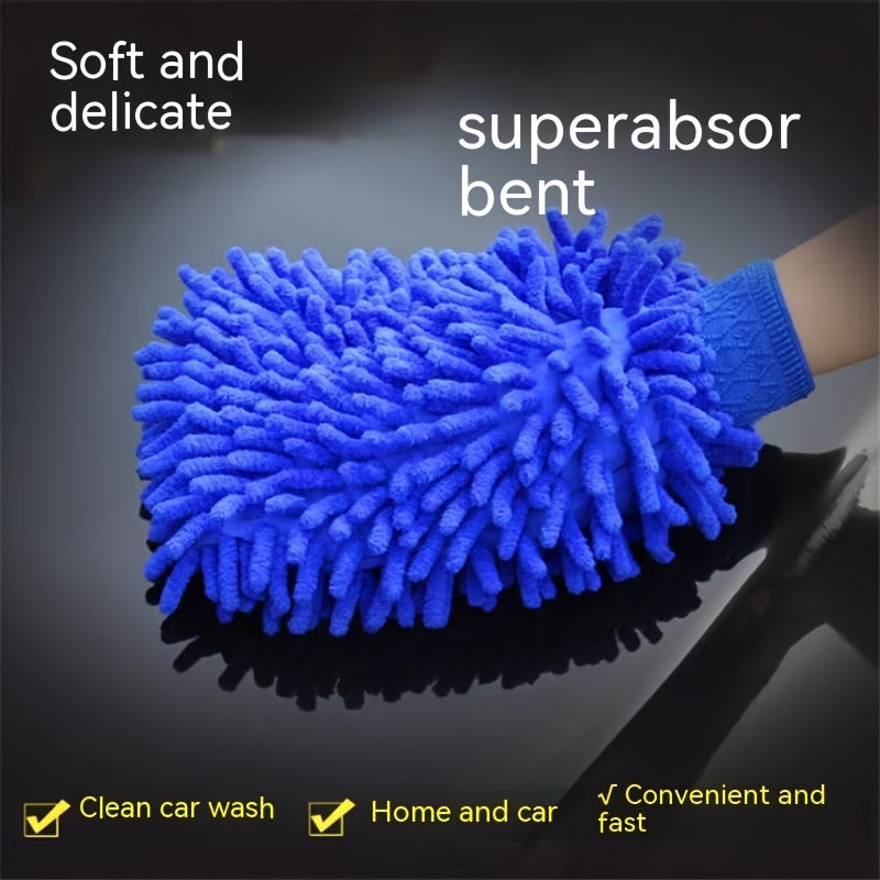 Thickened Chenille Car Wash Gloves