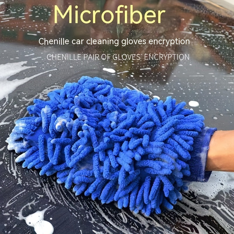 Thickened Chenille Car Wash Gloves