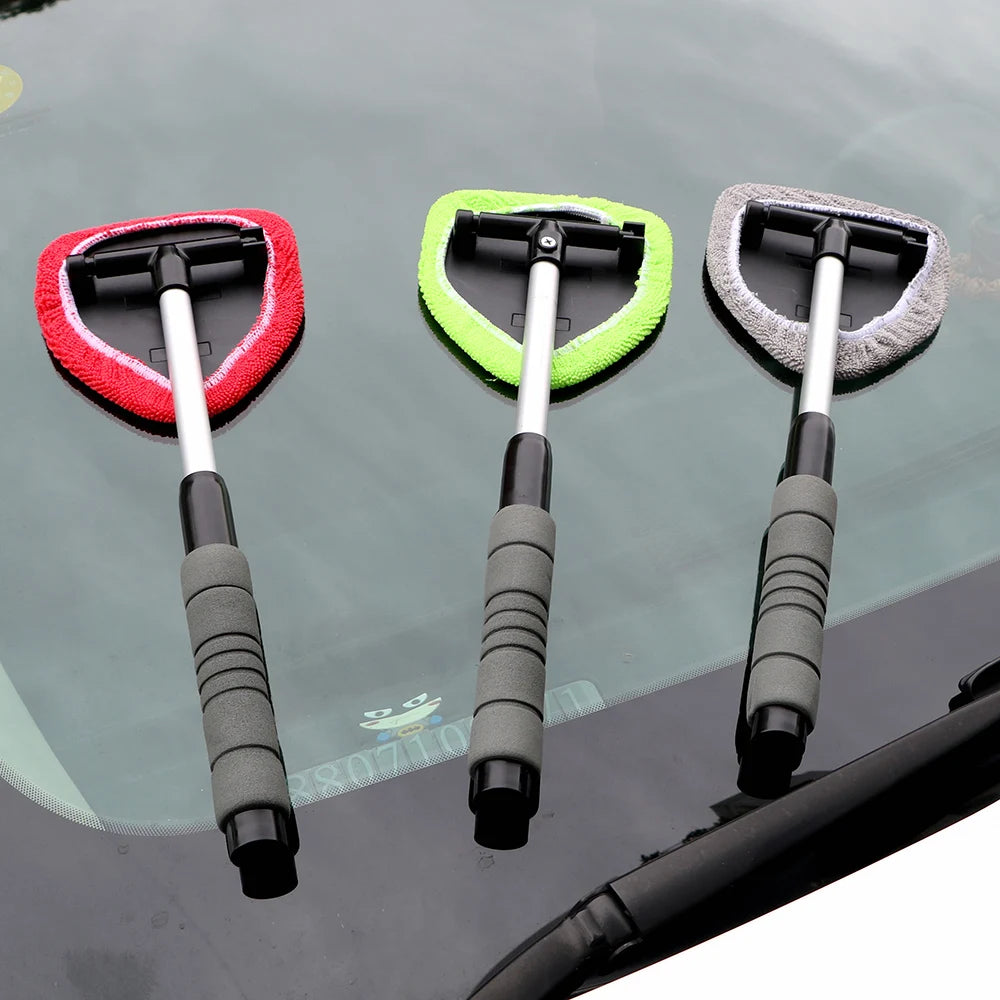 Window Scraping Mist Eliminator Microfiber Car Window Cleaner