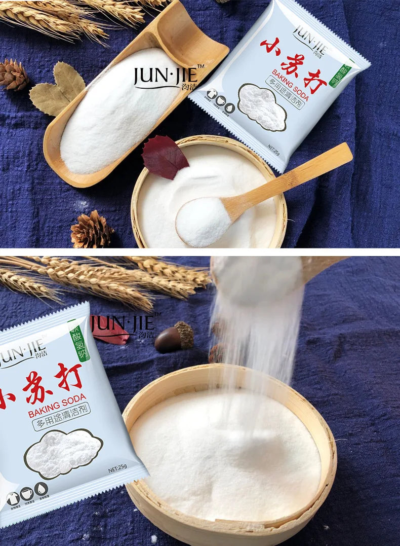 Baking soda powder cleaning decontamination