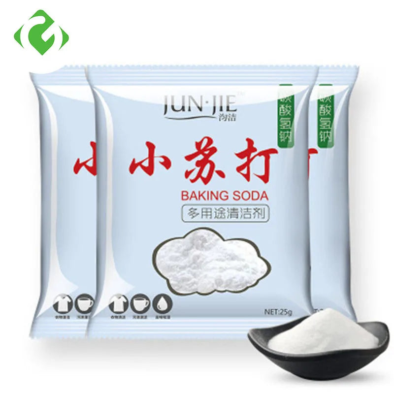 Baking soda powder cleaning decontamination