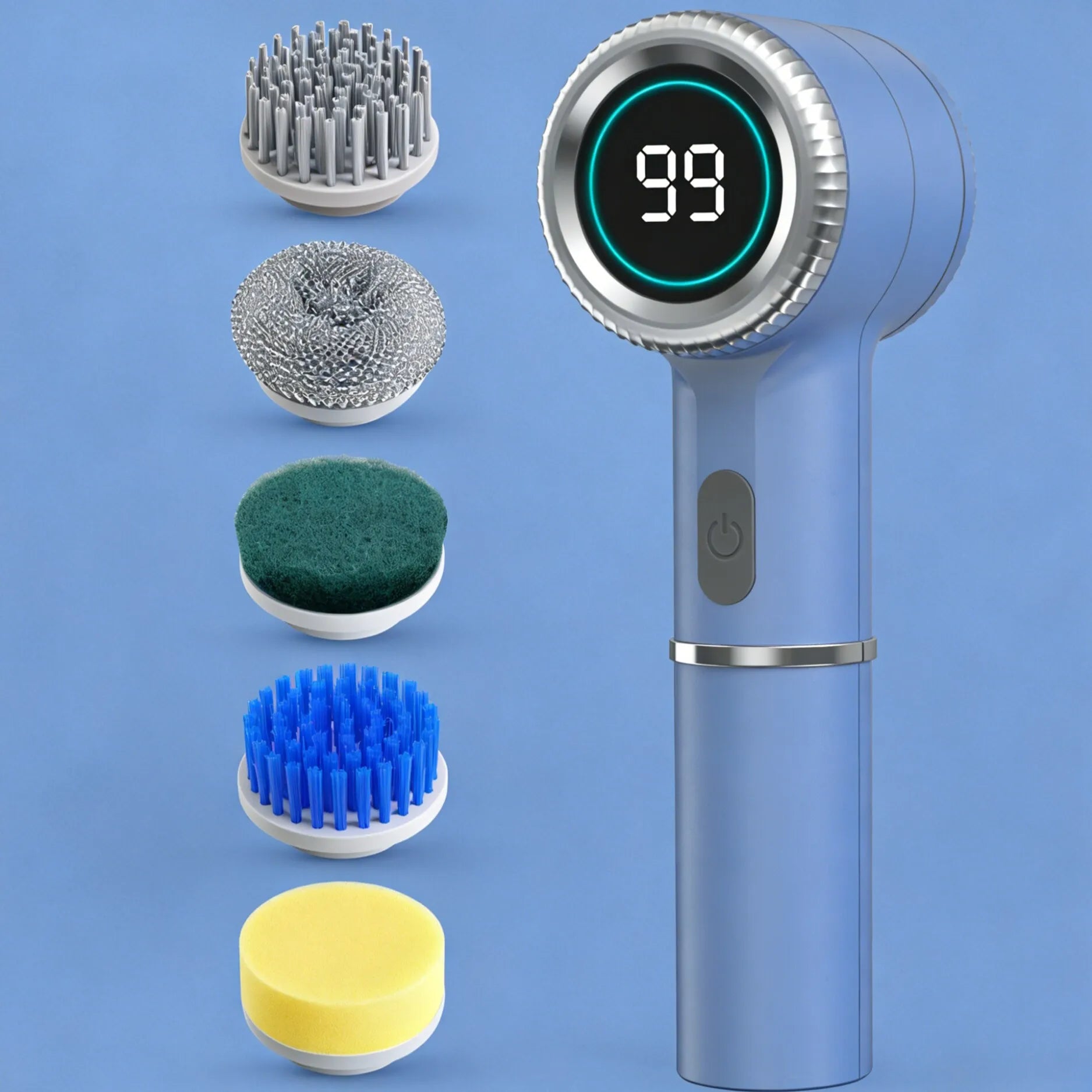 Multifunctional Electric Cleaning Brush Handheld Power Scrubber