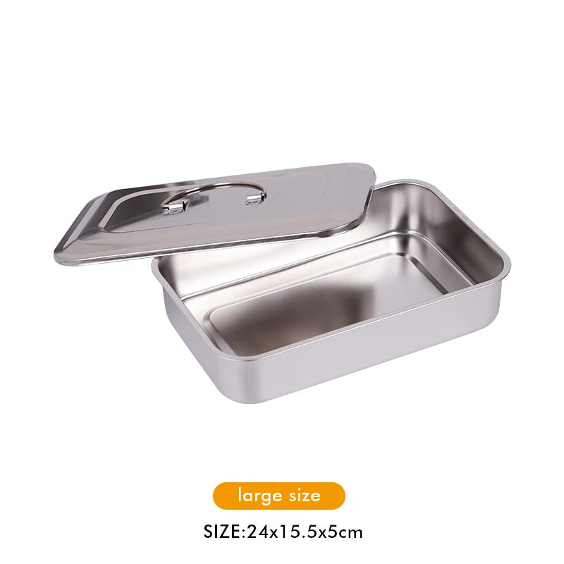 1pc Dental Disinfection Box With Lid