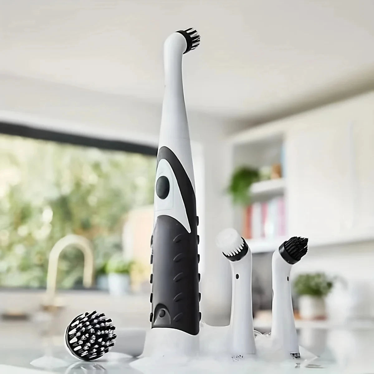 Cleaning Tool With 4 Brushes
