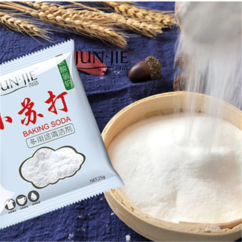 Baking soda powder cleaning decontamination