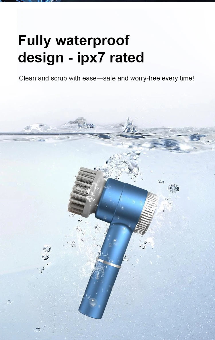 Multifunctional Electric Cleaning Brush Handheld Power Scrubber