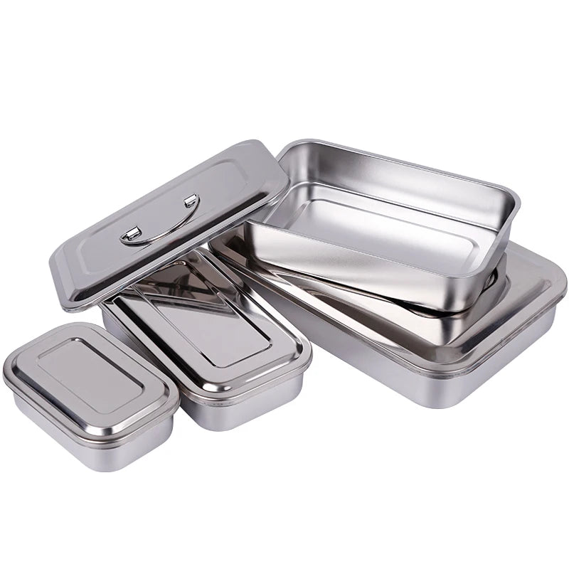 1pc Dental Disinfection Box With Lid