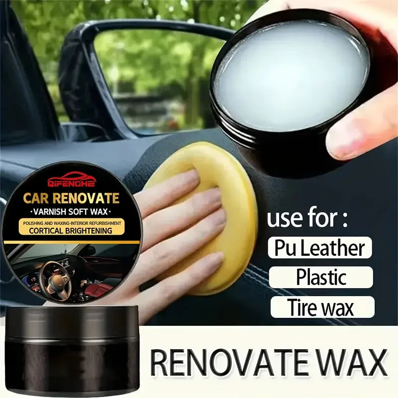 Car dashboard repair wax