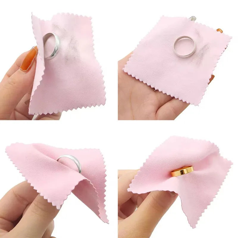 50pcs/pack Jewelry Cleaning Cloth