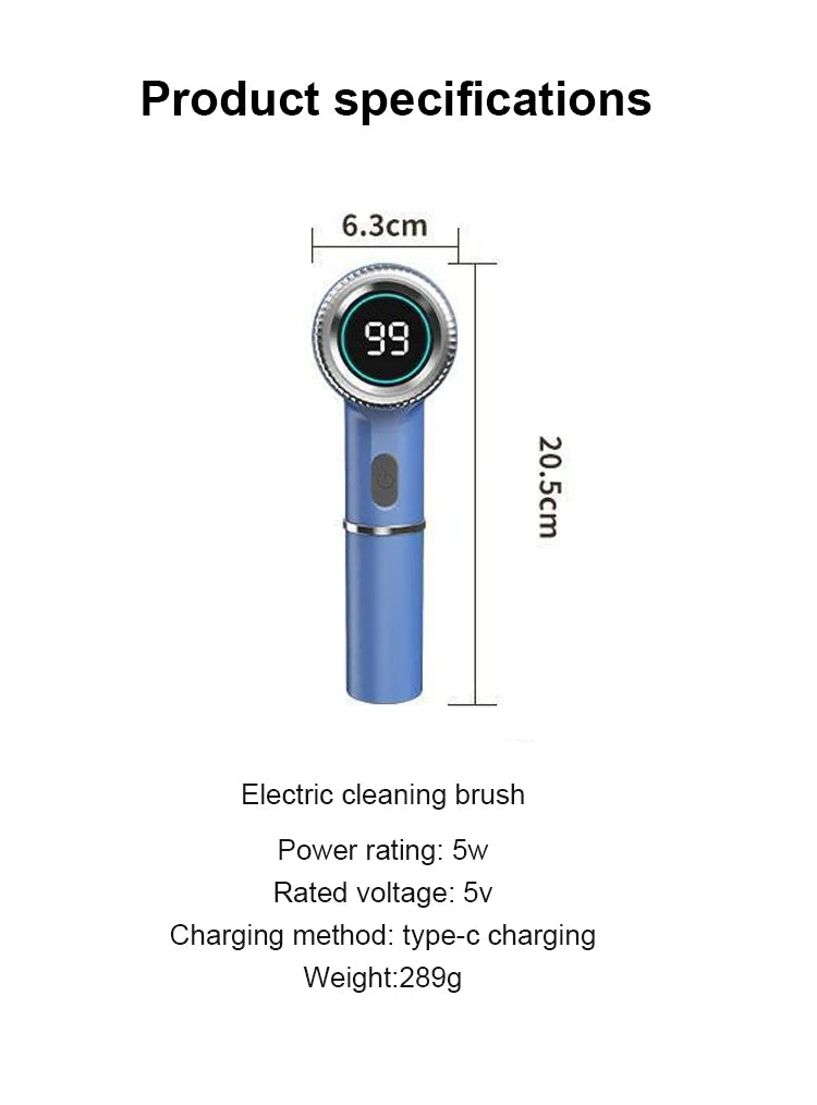 Multifunctional Electric Cleaning Brush Handheld Power Scrubber