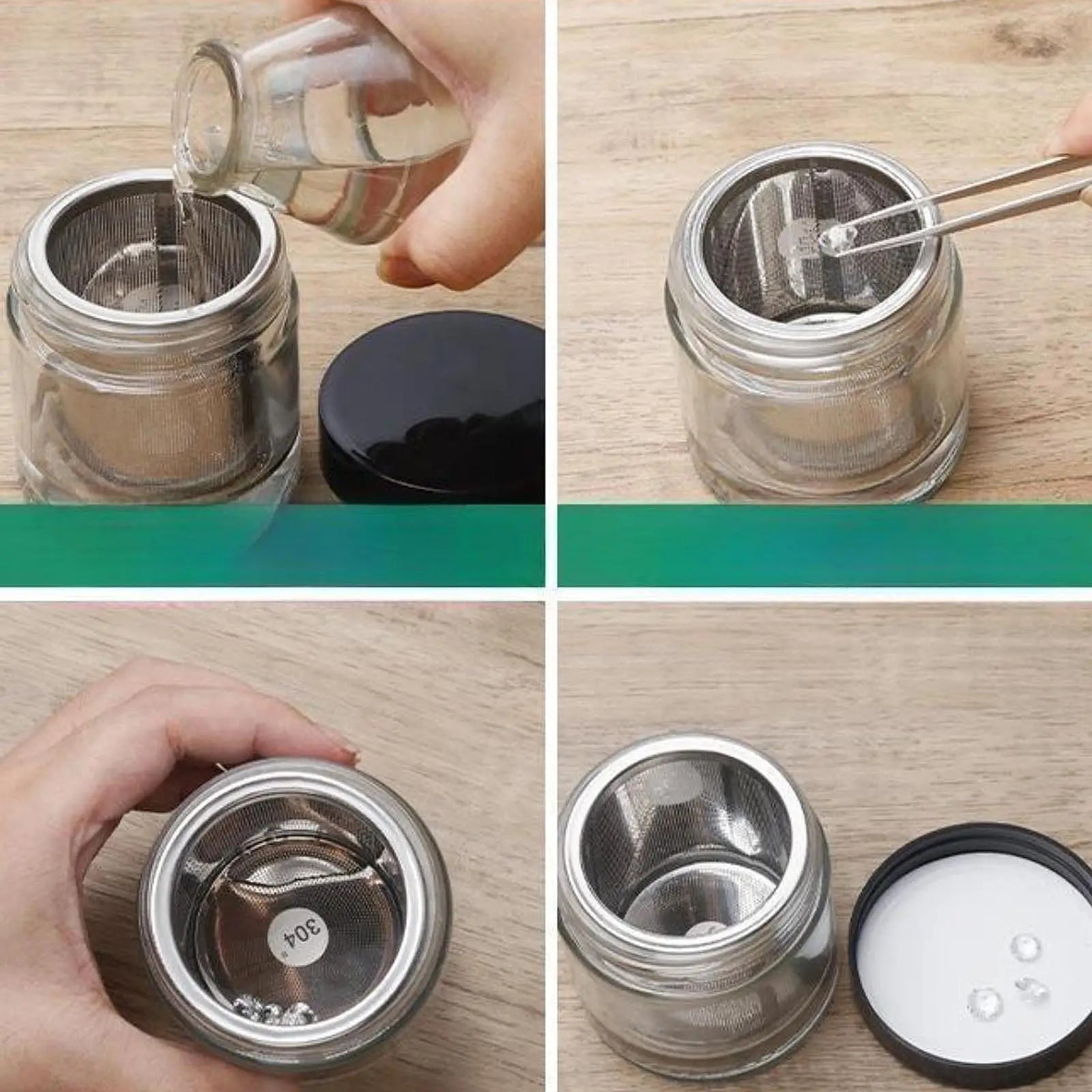 Jewelry Cleaning Jar Diamond Washing Cup