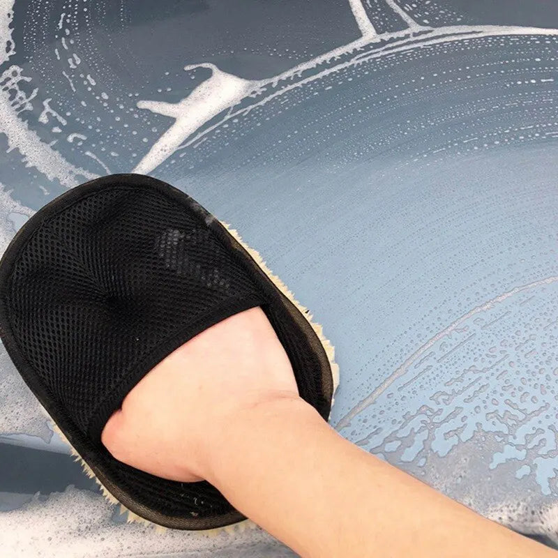 Car Styling Wool Soft Car Washing Gloves