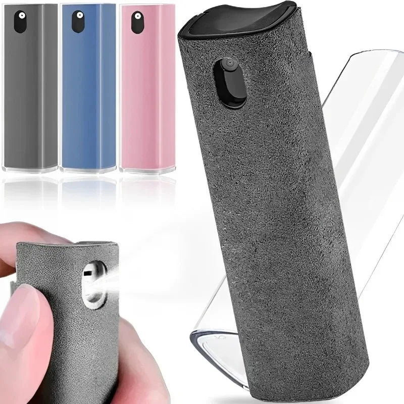 Microfiber Screen Cleaner Spray Bottle Set