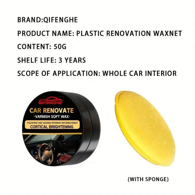 Car dashboard repair wax
