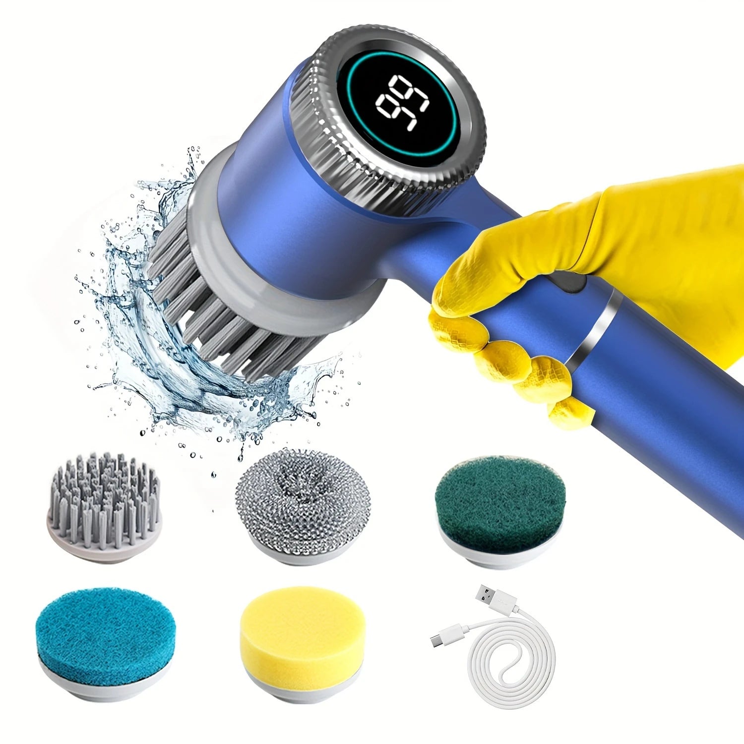 Multifunctional Electric Cleaning Brush Handheld Power Scrubber