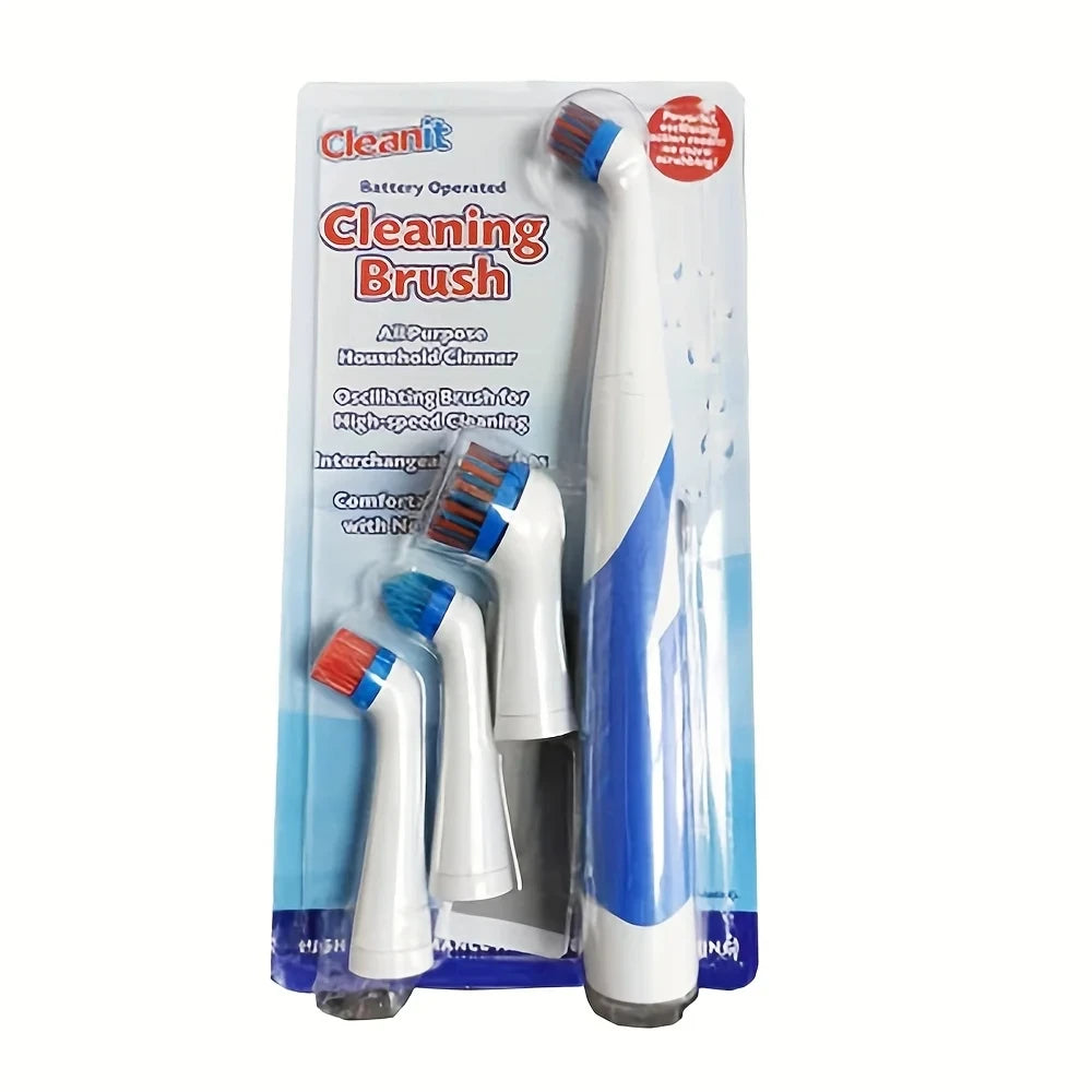 Cleaning Tool With 4 Brushes