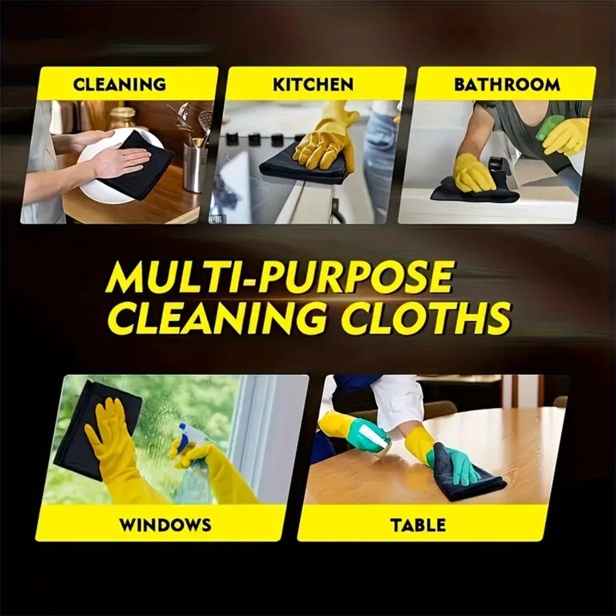 Premium Quality 3/5/10/20-Pack Cleaning Cloths - Soft Microfiber Towels