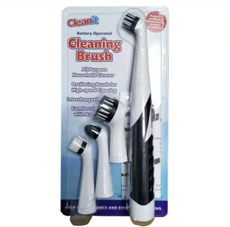 Cleaning Tool With 4 Brushes