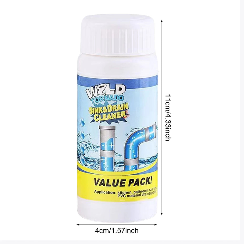Powerful Sink and Drain Cleaner Powder Fast Acting