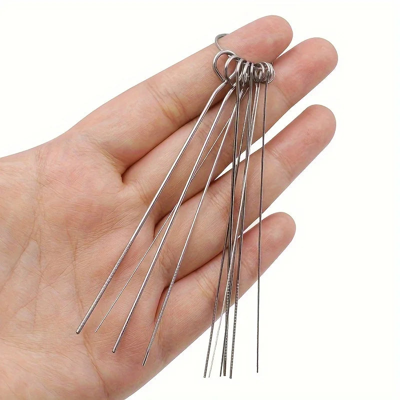 10 Stainless Steel Needle Shower Head Cleaning Brush Set