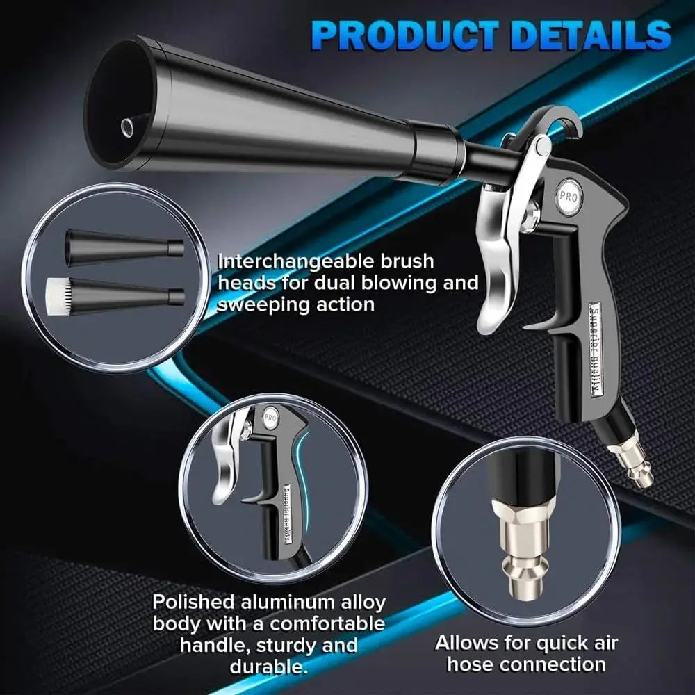Tornado Cleaning Gun Air Blow Gun Detailing Dry Cleaning Gun