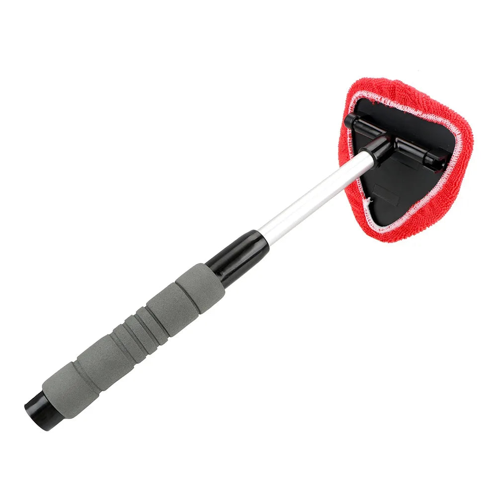 Car Windshield Cleaning Brush Microfiber Telescopic Window Glass Cleaner