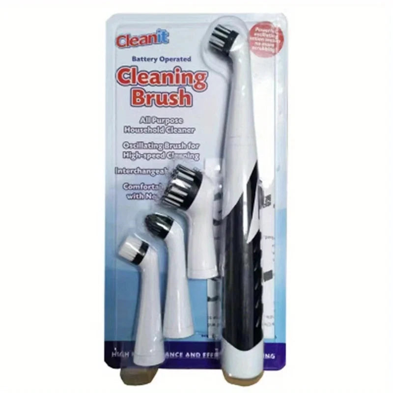 Cleaning Tool With 4 Brushes