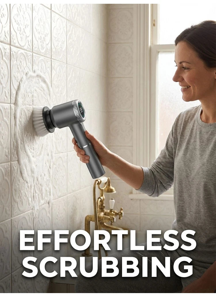 Multifunctional Electric Cleaning Brush Handheld Power Scrubber