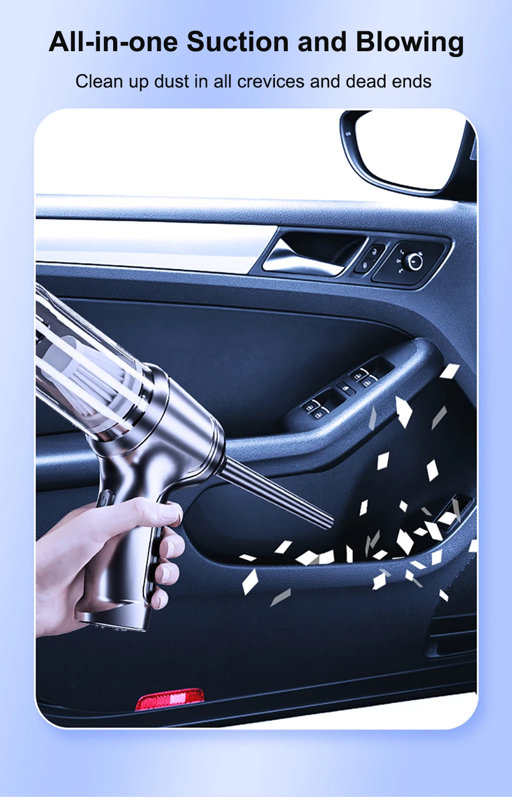 Car Vacuum Cleaner Strong Suction Cleaning Mini Machine