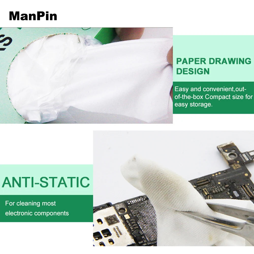 Cleanroom Wipers Cleaning Cloth Electronics Screen Dust Remove