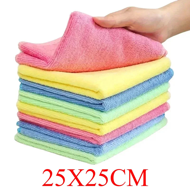Premium Quality 3/5/10/20-Pack Cleaning Cloths - Soft Microfiber Towels